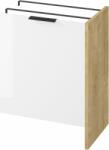 Cersanit City dulap 67.5x44.8x71.6 cm alb-stejar S584-037-DSM (S584037DSM)