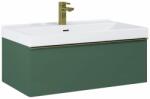 Elita Look dulap 80x44.9x28.1 cm sub chiuveta pe perete verde RE010803027010 (RE010803027010)