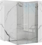 Rea Cortis perete cabină de duș walk-in 100 cm crom luciu/sticla transparentă REA-K7210