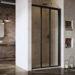 RAVAK Supernova uși de duș 90 cm culisantă negru mat/sticlă transparentă 00V703R2Z1 (00V703R2Z1)