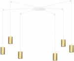 Emibig Traker lampă suspendată 6x8 W alb-auriu 527/6 (5276)