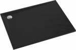 Omnires Stone cădiță de duș dreptunghiulară 100x80 cm negru STONE80/100BL (STONE80100BL)