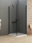 NEW TRENDY New Soleo Black cabină de duș 90x90 cm pătrat negru mat/sticlă transparentă D-0231A/D-0115B (D0231A/D0115B)