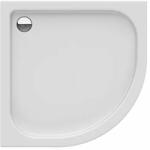 New Trendy Domio cădiță de duș semirotundă 80x80 cm alb B-0349 (B0349)