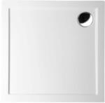 POLYSAN Aura cădiță de duș pătrată 100x100 cm alb 60511 (60511)