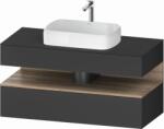 Duravit Qatego dulap 120x55x60 cm sub chiuveta pe perete grafit-stejar QA4732055490010 (QA4732055490010)