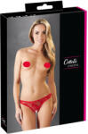 Cottelli Collection - Szextanga csipkéből, erotikus tanga nőknek (piros) (23200023051) - szexshop