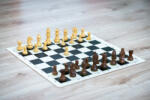  Klasszikus Palisander fekete sakktáblával
