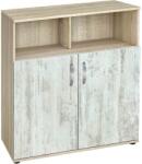 Bogdan Furniture G Скрин с две врати Мебели Богдан модел bm-ava 2-1000, кристал със сонома - bogdanmebel
