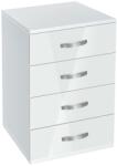Bogdan Furniture G Скрин с чекмеджета Мебели Богдан, модел BM-Ava 500, бял гланц