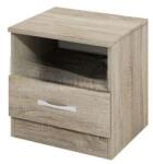 Bogdan Furniture I Нощно шкафче Mod 3007, Сонома тъмна