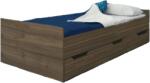 Bogdan Furniture I Легло Мебели Богдан Модел 2016/2021 с 3 чекмеджета, Орех адмирал