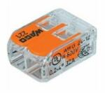  WAGO Kompakt csatlakozó 2x 0, 14-4mm2, oldható (100db/doboz) (221-412) - meleget