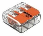  WAGO Kompakt csatlakozó 3x 0, 14-4mm2, oldható (50db/doboz) (221-413) - meleget