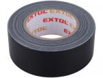 Extol Premium Ragasztó textil/univerzális EXTOL szalag, 50mm x 50m vastagság 0, 18mm, fekete