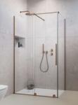 Radaway Zuhanykabin, Radaway Furo Brushed Copper KDJ szögletes zuhanykabin 160x75 átlátszó balos