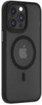 DEVIA Husa Devia Pino Series Magnetic Shockproof compatibila cu iPhone 15 Pro Max, Negru (DVHPMIXVPRMN)