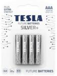 TESLA Tesla Batteries - 4 db Alkáli elem AAA SILVER+ 1, 5V 1300 mAh TS0013 (TS0013)