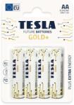 TESLA Tesla Batteries - 4 db Alkáli elem AA GOLD+ 1, 5V TS0015 (TS0015)