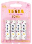 TESLA - 4 db Alkáli elem AA TOYS+ 1, 5V 2900 mAh 8594183397764 (TS0003)