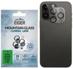 Eiger Folie de protectie Eiger 3D Mountain Glass ClearSticla pentru Camera iPhone 15 Pro / 15 Pro Max (Transparent) (EGSP00911)