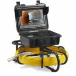 Vevor Camera inspectie endoscop Vevor Profesional, Monitor mare color HD 9, Lungime 70 m, IP68, 12xLed, pentru conducte