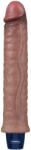 Lovetoy Real Softee Vibrating Dildo 9.5" Brown Vibrator