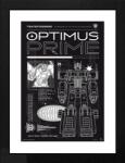 GB eye Poster cu ramă GB eye Movies: Transformers - Optimus Prime (Schematic) (GBYDCO404)