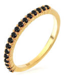 Heratis Forever Arany gyűrű fekete gyémántokkal 0, 210 ct Louca IZBR227BB