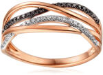 Heratis Forever Arany gyűrű fekete gyémántokkal 0.130 ct IZBR094RP