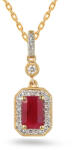 Heratis Forever Medál rubinnal és gyémántokkal 0.090 ct IZBR1087P