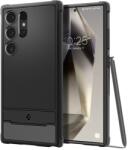 Spigen - Caz Rugged Armor pentru Samsung Galaxy S24 Ultra, Matte Black