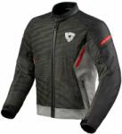 Rev'it! Jacket Torque 2 H2O Grey/Red 2XL Geacă textilă (FJT310-3520-XXL)