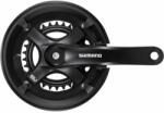 Shimano Tourney FC-TY501-2 négyszögtengelyes trekking hajtómű 30-46T, 170 mm, alumínium, LV, fekete