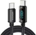 FixPremium - USB-C / USB-C Kábel Power Delivery funkcióval (1m), fekete