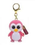 Ty TY: Mini Boos clip műanyag figura GLIDER - rózsaszín pingvin 68177