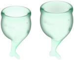 Satisfyer - Feel Secure Menstrual Cup Set Light Green
