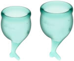 Satisfyer - Feel Secure Menstrual Cup Set Dark Green