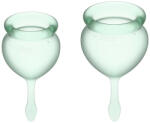 Satisfyer - Feel Good Menstrual Cup Set Light Green