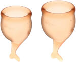 Satisfyer - Feel Secure Menstrual Cup Set Orange