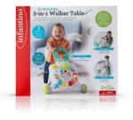 Infantino Sit, Walk & Play 3az1-ben járássegítő kisasztal - babyshopkaposvar