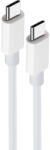 Maxlife MXUC-05 Kábel - Type-C (USB-C) / Type-C (USB-C) fehér kábel 1m, 100W - tokgalaxis