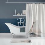 Tropik Home Perdea dus 3D cu 12 inele, dimensiunea 180x200cm Sailing