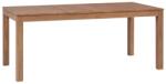 vidaXL Masă din lemn masiv de tec cu finisaj natural, 180 x 90 x 76 cm (246951) - maryon