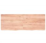 vidaXL Poliță perete maro deschis 160x60x6 cm lemn masiv stejar tratat (363715) Raft