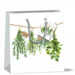 Ambiente Fresh Herbs papír ajándéktáska 22x13x25cm