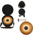  Tongue Drum din Otel - Handpan Maro 7 Note - 14 Inch/35.56 cm - 1 Buc Castron