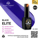Global Fashion BLACK ELITE 051 Gel Lacquer, Global Fashion 8 ml