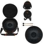  Tongue Drum din Otel - Handpan Negru 7 Note - 14 Inch/35.56 cm - 1 Buc Castron