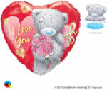  18 inch-es Tatty Teddy I Love You Bouquet Szív Fólia Lufi Valentin-napra